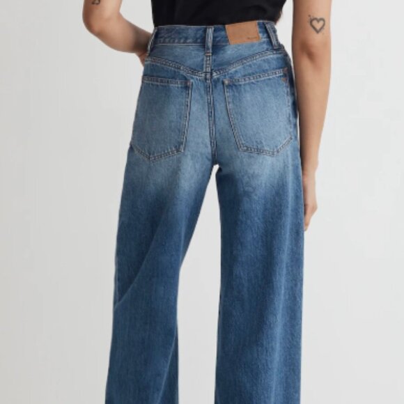 Madewell Superwide-Leg Jeans: Fannin wash, Size 33 - Picture 2 of 7